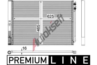 MAHLE Kondenztor klimatizace MAO AC 567 000P, AC 567 000P