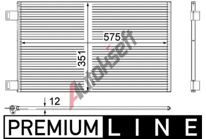 MAHLE Kondenztor klimatizace MAO AC 569 000P, AC 569 000P