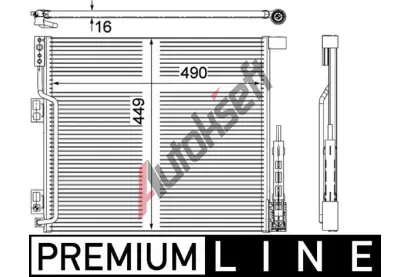 MAHLE Kondenztor klimatizace MAO AC 570 000P, AC 570 000P