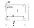 Kondenztor klimatizace MAHLE ‐ MAO AC 570 000S