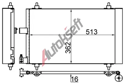 MAHLE Kondenztor klimatizace MAO AC 585 001S, AC 585 001S