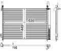 Kondenztor klimatizace MAHLE ‐ MAO AC 588 000P