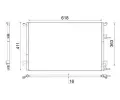 Kondenztor klimatizace MAHLE ‐ MAO AC 589 000S