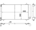 Kondenztor klimatizace MAHLE ‐ MAO AC 592 000S