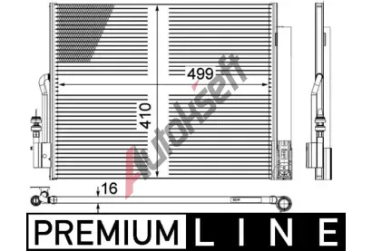 MAHLE Kondenztor klimatizace MAO AC 596 000P, AC 596 000P