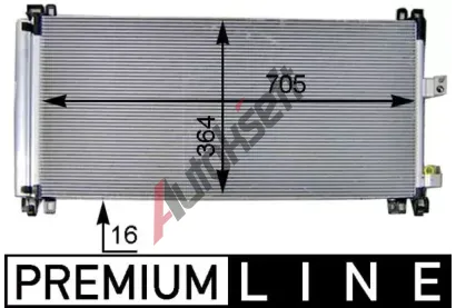 MAHLE Kondenztor klimatizace MAO AC 597 000P, AC 597 000P