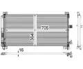 MAHLE Kondenztor klimatizace MAO AC 597 000P, AC 597 000P