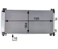 MAHLE Kondenztor klimatizace MAO AC 597 000P, AC 597 000P