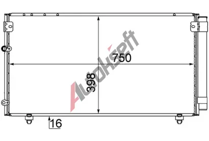 MAHLE Kondenz�tor klimatizace MAO AC 606 000S, AC 606 000S