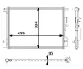 MAHLE Kondenztor klimatizace MAO AC 61 000P, AC 61 000P