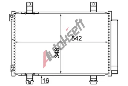 MAHLE Kondenztor klimatizace MAO AC 611 000S, AC 611 000S