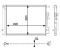 MAHLE Kondenztor klimatizace MAO AC 62 000P, AC 62 000P