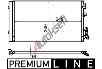 MAHLE Kondenztor klimatizace MAO AC 630 000P, AC 630 000P