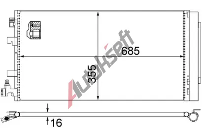 MAHLE Kondenztor klimatizace MAO AC 630 000S, AC 630 000S