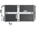MAHLE Kondenztor klimatizace MAO AC 633 000P, AC 633 000P