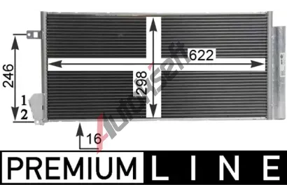 MAHLE Kondenztor klimatizace MAO AC 634 000P, AC 634 000P