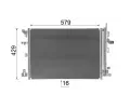 MAHLE Kondenztor klimatizace MAO AC 635 000S, AC 635 000S