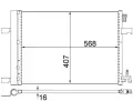 Kondenztor klimatizace MAHLE ‐ MAO AC 636 000S