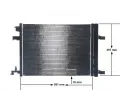 MAHLE Kondenztor klimatizace MAO AC 636 000S, AC 636 000S