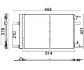 MAHLE Kondenztor klimatizace MAO AC 637 000P, AC 637 000P