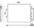 Kondenztor klimatizace MAHLE ‐ MAO AC 641 000S