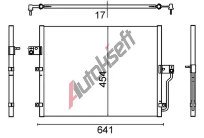 MAHLE Kondenztor klimatizace MAO AC 643 000S, AC 643 000S
