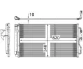 Kondenztor klimatizace MAHLE ‐ MAO AC 652 000S