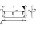 MAHLE Kondenztor klimatizace MAO AC 659 000P, AC 659 000P