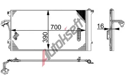 MAHLE Kondenztor klimatizace MAO AC 659 000S, AC 659 000S
