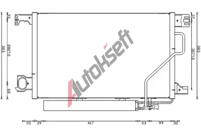 MAHLE Kondenztor klimatizace MAO AC 662 000S, AC 662 000S