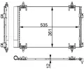 Kondenztor klimatizace MAHLE ‐ MAO AC 667 000P