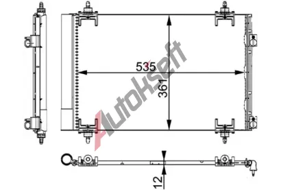 MAHLE Kondenztor klimatizace MAO AC 667 000P, AC 667 000P