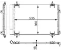 Kondenztor klimatizace MAHLE ‐ MAO AC 667 000S