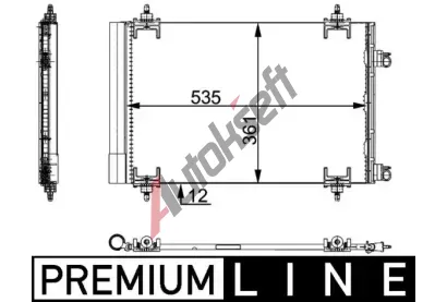 MAHLE Kondenztor klimatizace MAO AC 668 000P, AC 668 000P