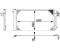MAHLE Kondenztor klimatizace MAO AC 672 000P, AC 672 000P