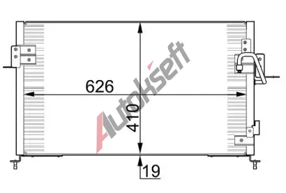 MAHLE Kondenztor klimatizace MAO AC 676 000S, AC 676 000S