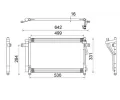 Kondenz�tor klimatizace&nbsp;MAHLE&nbsp;&dash;&nbsp;MAO AC 679 000S