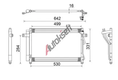 MAHLE Kondenzátor klimatizace MAO AC 679 000S, AC 679 000S MAHLE Kondenzátor klimatizace MAO AC 679 000S, AC 679 000S