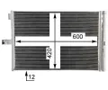 MAHLE Kondenztor klimatizace MAO AC 68 000P, AC 68 000P