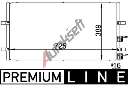 MAHLE Kondenztor klimatizace MAO AC 695 000P, AC 695 000P