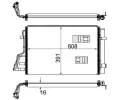 Kondenztor klimatizace MAHLE ‐ MAO AC 697 000S