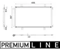 Kondenztor klimatizace MAHLE ‐ MAO AC 70 000P