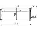 Kondenztor klimatizace MAHLE ‐ MAO AC 702 000S