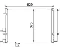 Kondenztor klimatizace MAHLE ‐ MAO AC 706 000S