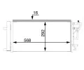 Kondenztor klimatizace MAHLE ‐ MAO AC 71 000S