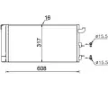 Kondenztor klimatizace MAHLE ‐ MAO AC 710 000S
