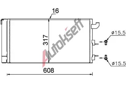 MAHLE Kondenzátor klimatizace MAO AC 710 000S, AC 710 000S MAHLE Kondenzátor klimatizace MAO AC 710 000S, AC 710 000S