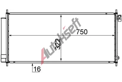 MAHLE Kondenztor klimatizace MAO AC 717 000S, AC 717 000S