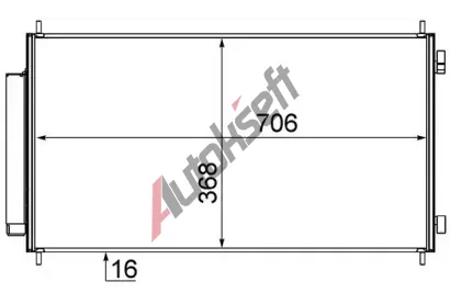 MAHLE Kondenztor klimatizace MAO AC 719 000S, AC 719 000S