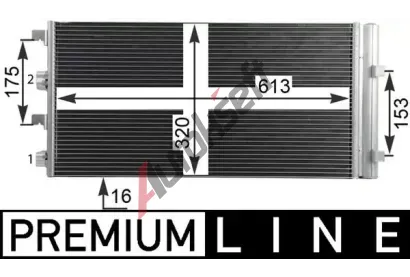 MAHLE Kondenzátor klimatizace MAO AC 724 000P, AC 724 000P MAHLE Kondenzátor klimatizace MAO AC 724 000P, AC 724 000P